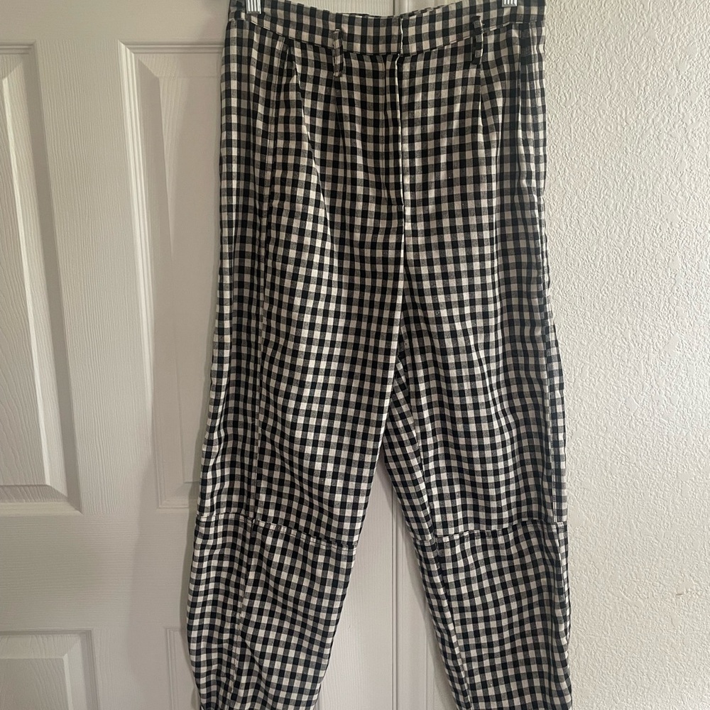 Gingham Pants